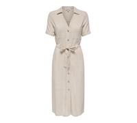 ONLY Onlsiesta SS Linen Bl Shirt Dress Pnt, Raggio di Luna, S Donna