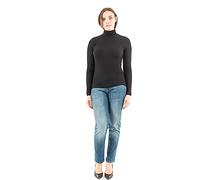 ONLY Onlsille-Maglietta a Girocollo Noos Maglia a Maniche Lunghe, Nero, XS Donna