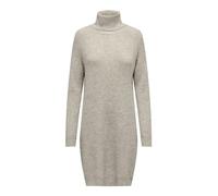 ONLY Onlsilly LS Rollneck Dress BF Knt Vestito Lavorato a Maglia, Pietra Pumice/Dettaglio: w Melange, M Donna