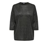 ONLY Onlsilvery Glamour Lurex 3/4 Top Jrs, Rosin, S Donna