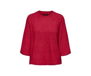 Only Onlsimoni 3/4 Pullover Knt Noos Jersey, Rosso, XL da Donna, Colore: Rosso, XL