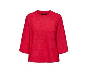 Only Onlsimoni 3/4 - Pullover Knt Noos, True Red, S da Donna, True Red., S