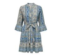 ONLY Onlsina Life 3/4 Short Dress Noos Wvn Abito Elegante con Maniche A Volume E Chiusura con Bottoni, Ballerino di Nuvola, XL Donna
