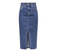 ONLY Onlsiri-Gonna con Apertura Frontale DNM Gua Noos Jeans, Media Blu Denim, L Donna