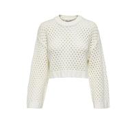 ONLY Onlsmilla-Maglia Corta L/S Knt Noos Maglione, Marshmallow, XXL Donna