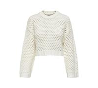 ONLY Onlsmilla - Maglione Corto da Donna L/S Knt Noos, Marshmallow, M