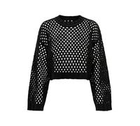 ONLY Onlsmilla - Maglione Corto da Donna L/S Knt Noos, Nero, XL