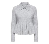 Only Onlsofia LS Polo Collar Peplum Ex Knt