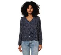 ONLY Onlsonja Life L/S Button Top Noos Ptm Camicetta da Donna Night Sky/AOP: DOT W. Macadamia M