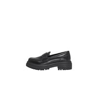 Only Onlsonya Leather Loafer, Nero, 36 EU, Nero, 36 EU