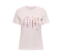 ONLY Onlsonya Life Reg S/S Slit Top Box Jrs, Mauve Chalk, S