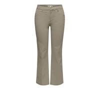 ONLY Onlstella MW Kick Flared Pant CC Pnt, Brindle, (S) W x 32L Donna