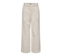 Only Onlstella MW Wide Pull-up Pant CC Pnt Pantaloni, Pumice Stone., (L) W x 32L