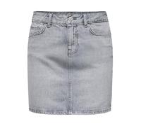 ONLY Onlstella Short Skirt DNM Azg Noos Passanti per Cintura, Gonna in Jeans con Tasche, Denim Grigio Chiaro, XS Donna