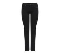 ONLY Onlsui Mid Slim DNM Pim, Nero delavé, (L) W x 32L Donna