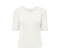 ONLY Onlsunny SS O-Neck Knt, Bianco (Cloud Dancer), XS Donna