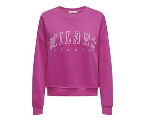 Only Onlsweat L/S Crew Oversize State Swt, Rosa Viola, XL