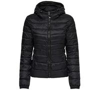 ONLY Onltahoe Hood Jacket Otw Noos, Giacca Donna, Nero (Black Black), 40 (Taglia Produttore: X-Small)