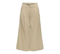 ONLY Onltanny MW Pleat Culotte Pant CC Pnt, Safari, L Donna
