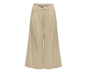 ONLY Onltanny MW Pleat Culotte Pant CC Pnt, Safari, L Donna