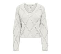ONLY Onltaylor Life LS V-Neck Knt da Donna, Ballerino di Nuvola, S