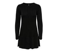 ONLY ONLTESSIE LS Rib Flared Dress at KNT - Abito da donna, Nero , XS