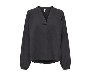 ONLY Onlthyra Life LS V-Neck Top Noos Wvn da Donna, Phantom, XS