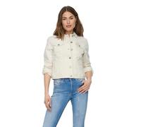 Giacca di jeans con colletto pim Only Onltia Blanc 36