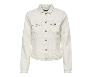 ONLY ONLTIA DNM Jacket col PIMBOX Noos Giacchetto Denim, Ecru, 38 da Donna