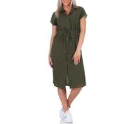 ONLY Onltizana Neri Cotton S/S Dress Wvn Noos Abito Midi da Donna, Verde, S