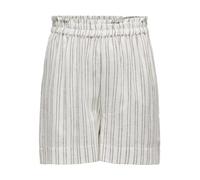ONLY Onltokyo HW Lin Blen STR Shorts Pnt Noos Pantaloncini, Bianco, L Donna