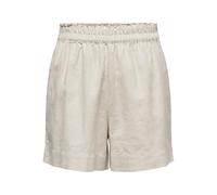 ONLY ONLTOKYO HW Linen Blend Shorts Pnt Noos Pantaloncini, Moonbeam, M da Donna