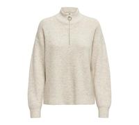 ONLY Maglia con Zip e Collo Alto