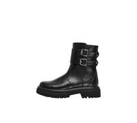 ONLY, Onltrinity-7 Double Buckle Boot Donna, Nero, 37 EU
