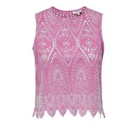 ONLY Onltulum SL EMB Top Wvn da Donna, Rosa Fucsia, S