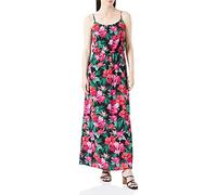 ONLY ONLVANO FR Strap Maxi Dress PTM Vestito, Black/AOP:Exotic Jungle Flower, 42 Donna