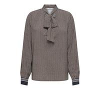 ONLY Onlveda Border L/S Bow Top Wvn, Nero, M, Nero, M