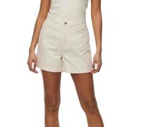 Only ONLVEGA Life HW Mom Shorts Noos Pantaloncini, Natur, S Donna