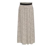 ONLY Onlvenedig AOP Life Long Skirt Wvn Noos Gonna Midi, Perfetta per l'uso Quotidiano, Silver Mink/AOP:Lina Small Leo, S