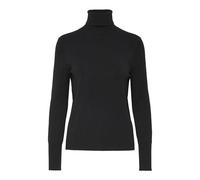 ONLY Onlvenice L/S Rollneck Pullover Knt Noos, Dolcevita Donna, Nero, M