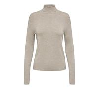 ONLY Onlvenice L/S Rollneck Pullover Knt Noos, Dolcevita Donna, Whitecap Gray Melange, L