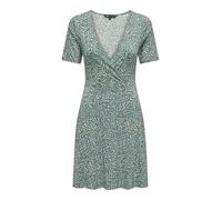 ONLY Onlverona S/S Short Dress Jrs Noos Abito Estivo, Verde, XXXL Donna