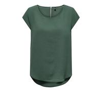 ONLY Onlvic S/S Solid Top Noos Ptm, T-shirt Donna, Blu (Dark Petrol Blue), 34