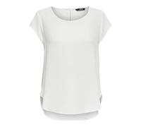ONLY Onlvic S/s Solid Top Noos Wvn, T-shirt Donna, Bianco (Cloud Dancer Cloud Dancer), 34