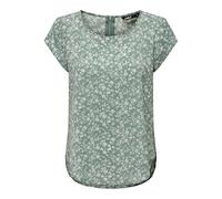 ONLY Onlvic SS AOP Top Noos Ptm, Camicia Donna, Lily Pad/AOP:Emma Mono Flower, 44