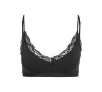 ONLY Onlvicky Lace Scoop Neck Bralette Acc, Nero, XS-S Donna