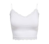 Only Top ONLVicky corto senza cuciture Beige Taglia L-XL