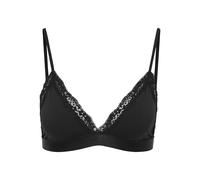 ONLY Onlvicky Lace Unpadded Bralette Acc, Nero, M