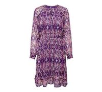ONLY Onlviva Life L/S Layer Dress PTM Abito Estivo, Purple Magic/AOP: Ethnic Rebel, L Donna