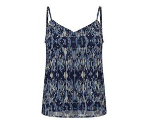 ONLY Onlviva Life Singlet PTM Top, Forever Blue/AOP: Ethnic Rebel, S Donna